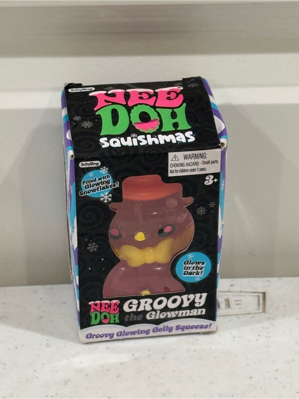 NEW Nee Doh ~ The Groovy Glowman Gelly Squeeze ~ Glows in the Dark - Picture 4 of 11